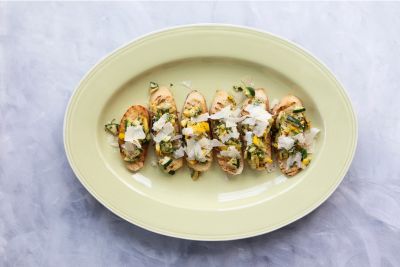 Grilled Summer Squash Bruschetta from GIANT Blog Image